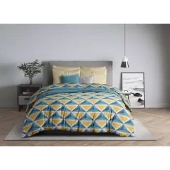 Постельное бельё 2 сп Bright ornament, размер 180х214 см, 175х215 см, 50х70 см - 2 шт