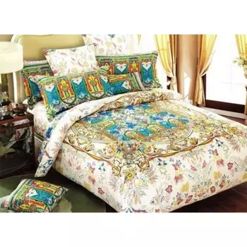 Постельное бельё 2 сп Diva Afrodita, размер 200х220 см, 180x220 см, 70x70 см - 2 шт