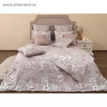 Постельное бельё 2 сп «Грация кофе», размер 220х240 см, 172х205 см, 70х70 см - 2 шт