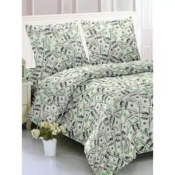 Постельное бельё 2 сп Greens, размер 180x210 см, 175x215 см, 70x70 см - 2 шт