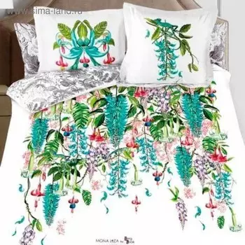 Постельное бельё 2 сп Jade, размер 215х240 см, 175х210 см, 50х70 см - 2 шт, 70х70 см - 2 шт