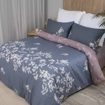 Постельное бельё 2 сп Jasmine, размер 220х235 см, 175х215 см, 50х70 см - 2 шт