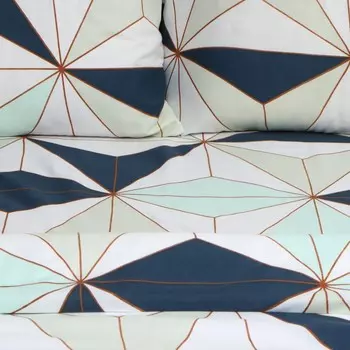 Постельное бельё 2 сп Экономь и Я «Калейдоскоп», 173х215см, 175х214см, 50х70см-2шт, 60г/м2, микрофибра