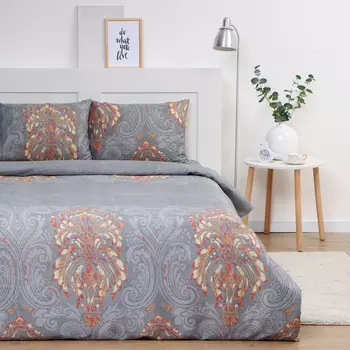 Постельное бельё 2-спальное «Экономь и Я. Вензеля», микрофибра