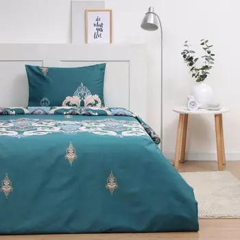 Постельное бельё 2 сп Экономь и Я "Восточный узор" 173*215см, 175*214см, 50*70см-2шт, 60г/м2, микрофибра