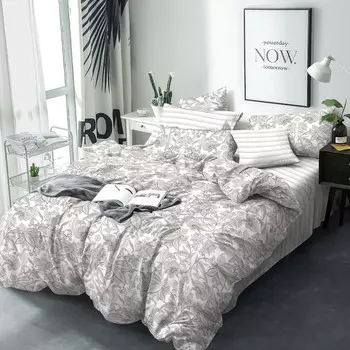 Постельное бельё 2 сп «Лия», размер 215x220 см, 175x215 см, 70x70 см - 2 шт