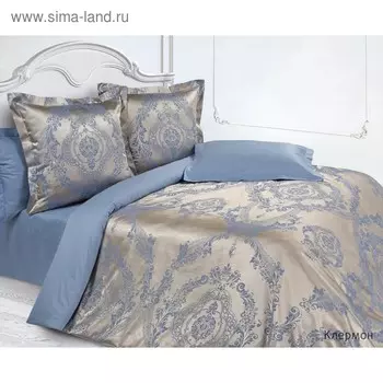 Постельное бельё 2 сп макс «Клермон», размер 220х240 см, 175х215 см, 50х70 см - 2 шт, 70х70 см - 2 шт