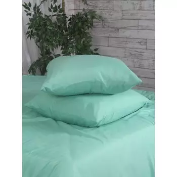 Постельное бельё 2 сп Modern Mint, размер 180x215 см, 175x210 см, 70x70 см - 2 шт
