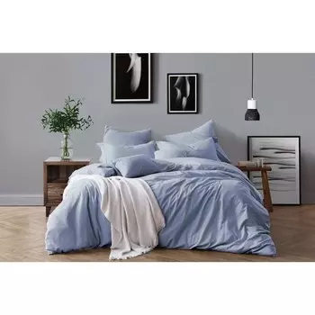 Постельное бельё 2 сп Modern Blue, размер 180x215 см, 175x210 см, 50x70 см - 2 шт