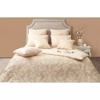 Постельное бельё 2 сп «Неаполь беж», размер 220x240 см, 177x210 см, 70x70 см - 2 шт