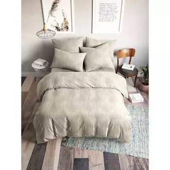 Постельное бельё 2 сп «Перья», размер 220х180 см, 215х175 см, 70х70 см - 2 шт