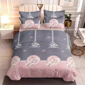 Постельное бельё 2 сп, размер 175x215 см, 175x215 см, 70x70 см - 2 шт