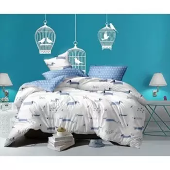 Постельное бельё 2 сп, размер 220x240 см, 175x215 см, 70x70 см - 2 шт