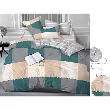 Постельное бельё 2 сп, размер 220x240 см, 175x215 см, 70x70 см - 2 шт