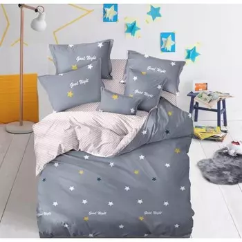 Постельное бельё 2 сп, размер 220x240 см, 175x215 см, 70x70 см - 2 шт