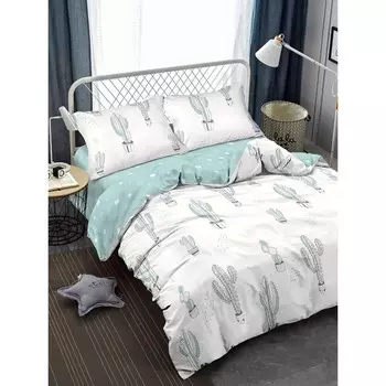 Постельное бельё 2 сп, размер 215x240 см, 180x210 см, 50x70 см - 2 шт, 70x70 см - 2 шт