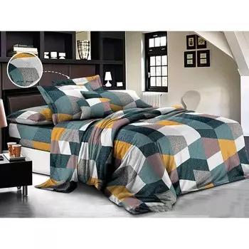 Постельное бельё 2 сп, размер 175x215 см, 175x215 см, 70x70 см - 2 шт