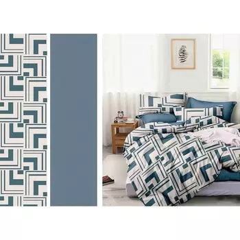 Постельное бельё 2 сп, размер 175x215 см, 175x215 см, 50x70 см - 2 шт