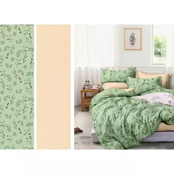 Постельное бельё 2 сп, размер 175x215 см, 175x215 см, 50x70 см - 2 шт