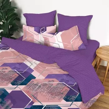 Постельное бельё 2 сп, размер 220x240 см, 175x215 см, 70x70 см - 2 шт