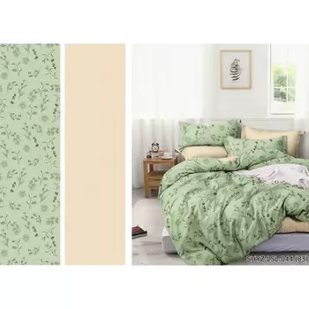 Постельное бельё 2 сп, размер 220x240 см, 175x215 см, 70x70 см - 2 шт