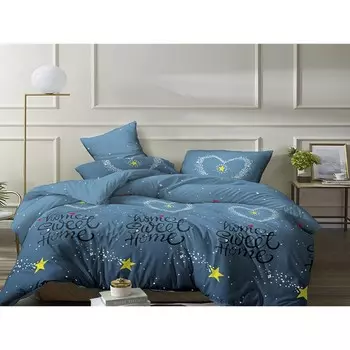 Постельное бельё 2 сп, размер 175x215 см, 175x215 см, 70x70 см - 2 шт