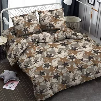 Постельное бельё 2 сп, размер 180x210 см, 175x215 см, 70x70 см - 2 шт