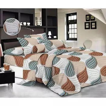 Постельное бельё 2 сп, размер 175x215 см, 175x215 см, 70x70 см - 2 шт