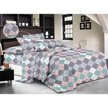 Постельное бельё 2 сп, размер 175x215 см, 175x215 см, 70x70 см - 2 шт