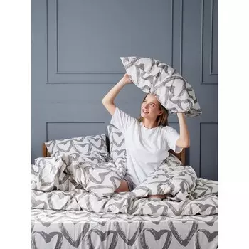 Постельное бельё 2 сп, размер 220x220 см, 175x215 см, 50x70 см - 2 шт