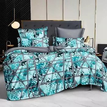 Постельное бельё 2 сп, размер 220x240 см, 175x215 см, 50x70 см - 2 шт