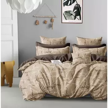 Постельное бельё 2 сп, размер 220x240 см, 175x215 см, 50x70 см - 2 шт