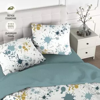 Постельное бельё 2 сп, размер 215х240 см, 175х215 см, 70х70 см - 2 шт