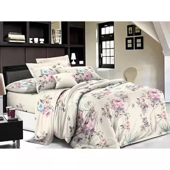 Постельное бельё 2 сп, размер 220x240 см, 175x215 см, 70x70 см - 2 шт
