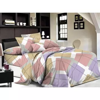 Постельное бельё 2 сп, размер 220x240 см, 175x215 см, 70x70 см - 2 шт