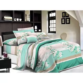 Постельное бельё 2 сп, размер 220x240 см, 175x215 см, 70x70 см - 2 шт