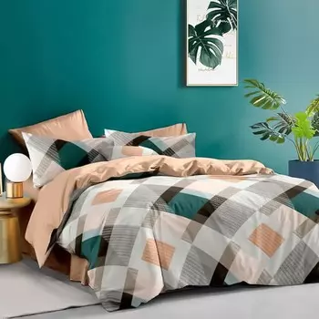 Постельное бельё 2 сп, размер 175x215 см, 175x215 см, 70x70 см - 2 шт