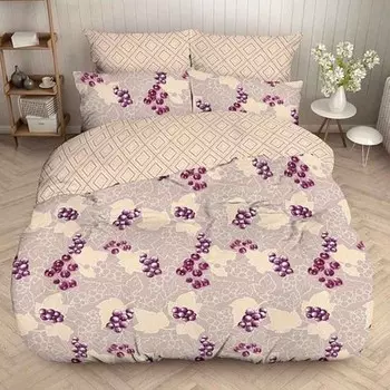 Постельное бельё 2 сп, размер 220x240 см, 175x215 см, 70x70 см - 2 шт