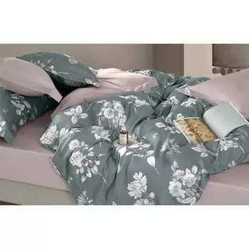 Постельное бельё 2 сп с простынёй на резинке, размер 160x200 см, 175x210 см, 70x70 см - 2 шт