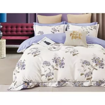 Постельное бельё 2 сп Satin de Luxe, размер 230x240 см, 180x210 см, 50x70 см - 2 шт