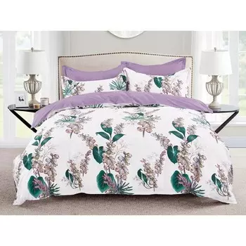 Постельное бельё 2 сп Satin de Luxe, размер 200х220 см, 175х215 см, 70х70 см - 2 шт