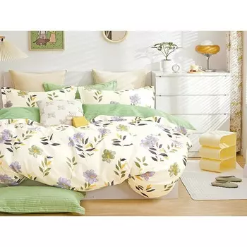 Постельное бельё 2 сп Satin de Luxe, размер 230х240 см, 180х210 см, 50х70 см - 2 шт