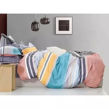 Постельное бельё 2 сп Satin de Luxe, размер 230х240 см, 180х210 см, 50х70 см - 2 шт