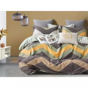 Постельное бельё 2 сп Satin de Luxe, размер 230х240 см, 180х210 см, 70х70 см - 2 шт