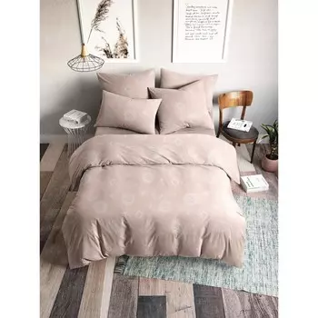 Постельное бельё 2 сп «Солнце и луна», размер 240х220 см, 215х175 см, 50х70 см - 2 шт