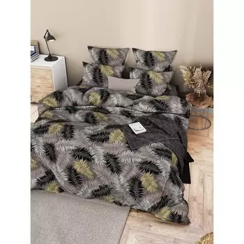 Постельное бельё 2 сп «Тропики», размер 200х215 см, 175х215 см, 50х70 см - 2 шт