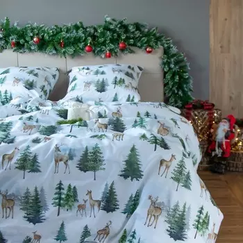 Постельное бельё 2-спальное «Этель. Однажды в лесу», поплин