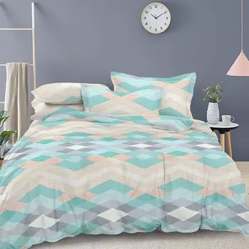 Постельное Бельё 2сп Бояртекс, размер 175х210, 175х210, 70х70см 2шт, полиэстер 65г/м 100% полиэстер