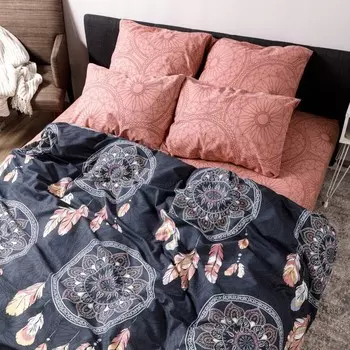 Постельное бельё 2сп Luisa de Rizzo Ловец снов, размер 175х215см, 180х215см, 70х70см 2шт, бязь 120г/м хлопок 100%