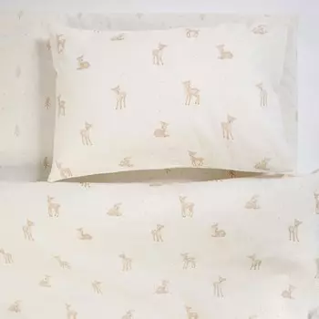 Постельное бельё Бэмби 140х110 см, 110х140см, 40х60 см, бязь 120г/м, 100% хлопок